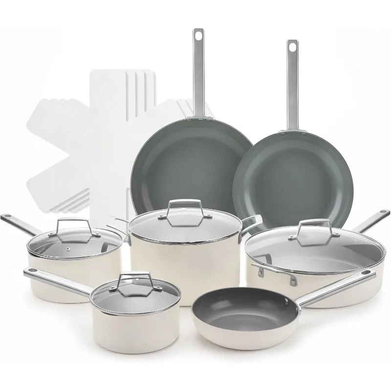 

Nonstick Ceramic Cookware Set Healthy Pots And Pans Set Induction Kitchen Cookware sets Non Toxic Pots And Pan Set,PFO