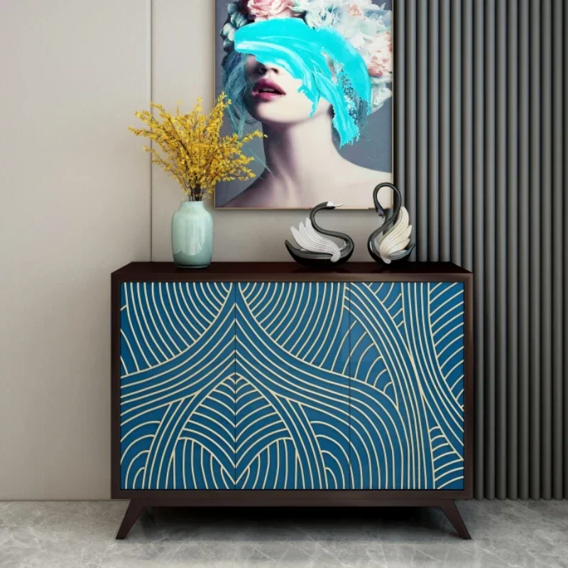 

Entrance DoorShoe Cabinet American Ultra-Thin Household Cabinet Large Capacity Solid Wood Storage Cabinet Home Modern Minimalist