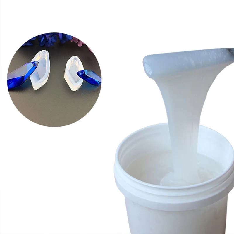 Translucent White Liquid Silicone Rubber For Mold Making, DIY Handmade Mold Making Raw Materials