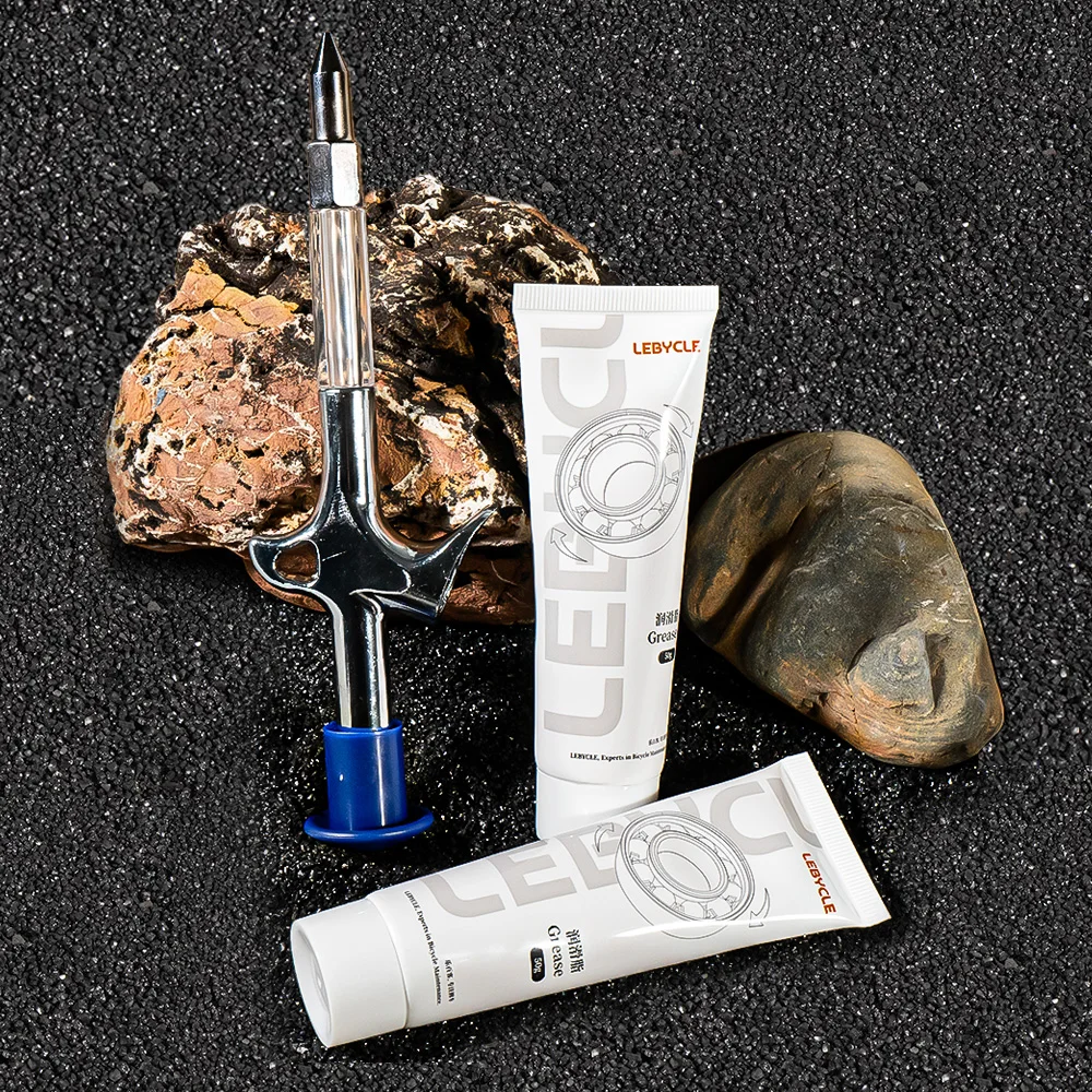 Bike Grease And Gun For Bicycle Bearings, MTB Road Bike Hub Maintenance Syringe Tool, Cycling Lubricant Accessories