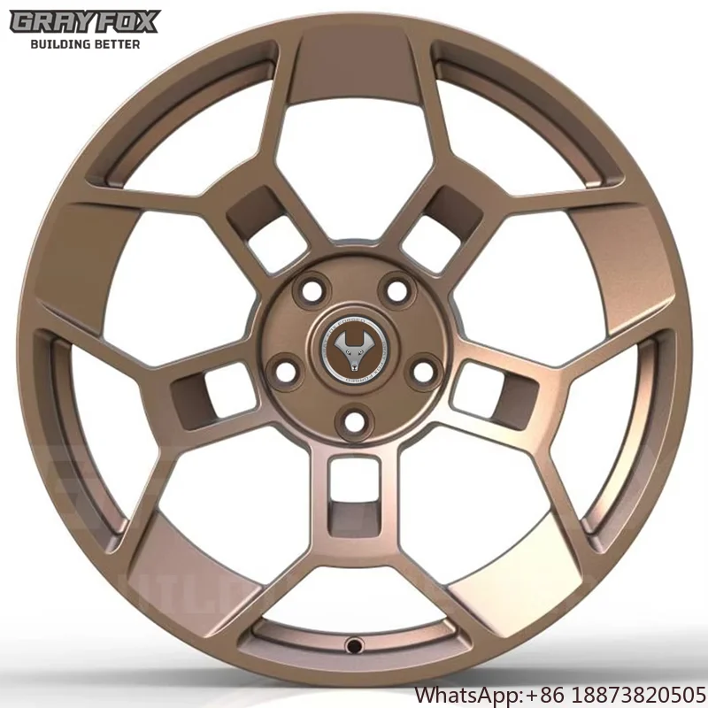 مخصص 17 18 19 20 بوصة لفورد موستانج GT S550 S650 لاند روفر GTD أودي مرسيدس HRE عجلات سبائك الذهب/البرونزية مزورة