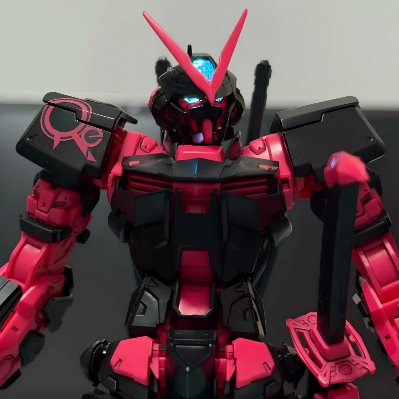 Bandai Gundam MG 1 100 Scale Astray Red Frame Neon Pink Recycled Material Base Limited Assembly Model For Hobby Collectors