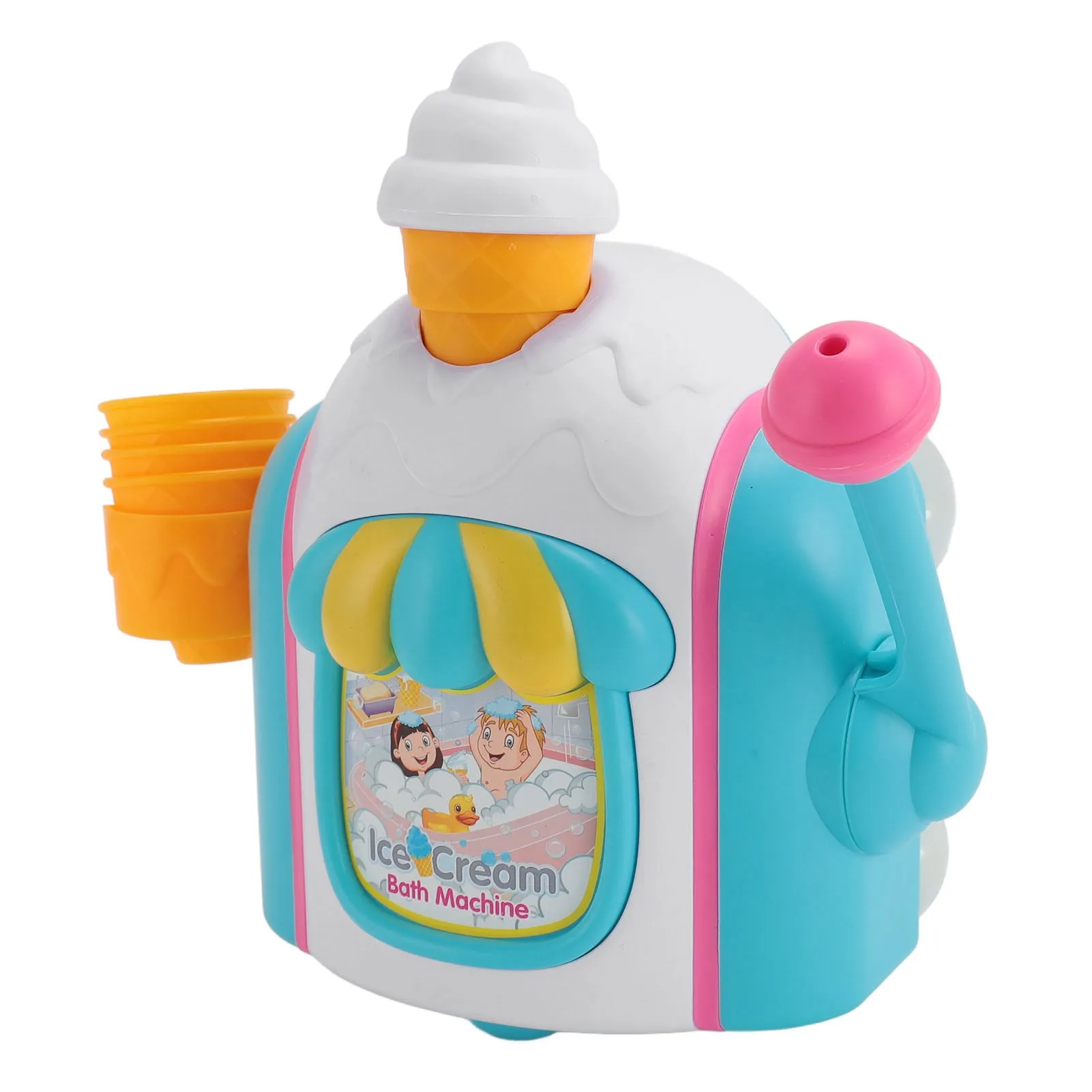Machine à crème glacée à bulles de bain, offre de liquidation, mousse, jouet de simulation de crème glacée, jouet de jeu d'eau pour salle de bain pour enfants