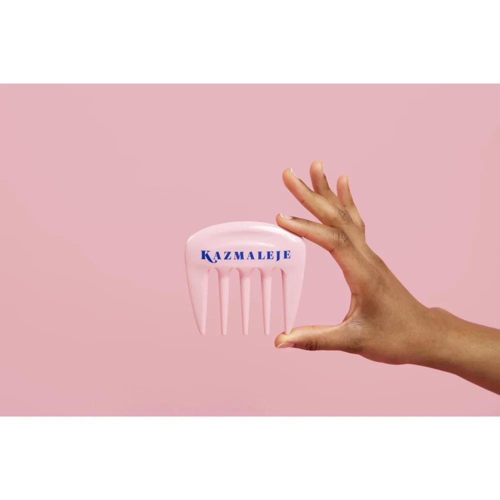 Kurls Plus Pettine per capelli a denti larghi Districante Dimensioni da viaggio Strumento per capelli multiuso Delicato sul cuoio capelluto Plastica leggera unisex