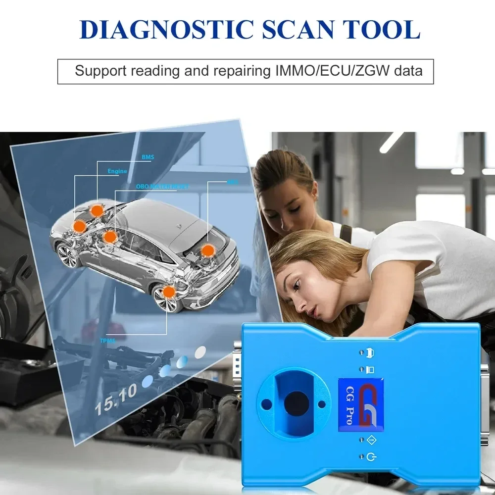 

Программатор CG Pro 9S12, полная версия нового поколения со всеми адаптерами, включая новый адаптер CAS4 DB25 и TMS370