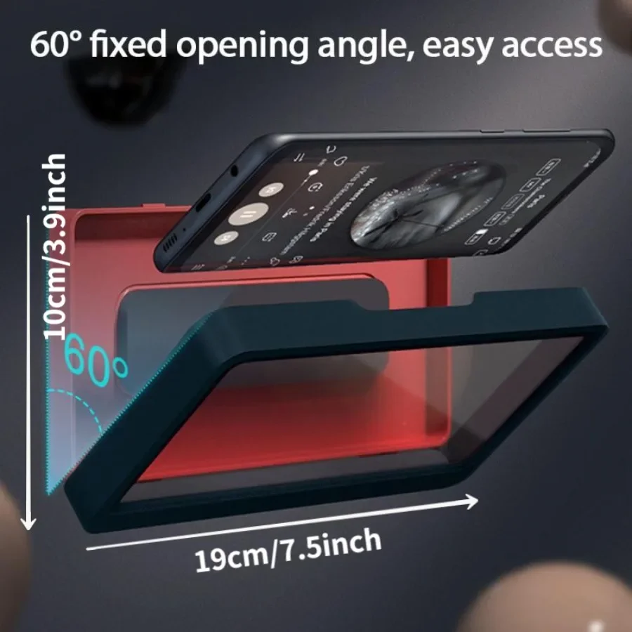 1Pc  Bathroom Waterproof Phone Case Touch Screen Bathing Chase Drama Mobile Phone Case Anti-fog Wall Hanging Hole-free Sealing