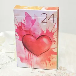36 Pcs Cards Innocent Secrets Lenormand 9*6cm Soft and Gentle Coloring Created with Delicate and Flowing Nature of Watercolors