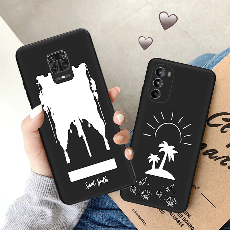 Phone Case For Moto G50 G51 G30 G31 G60 G71 G22 G32 G52 G72 G73 G53 G9 Horse Letters Knight Alphabet Black Soft Anti-Drop Cover image 4
