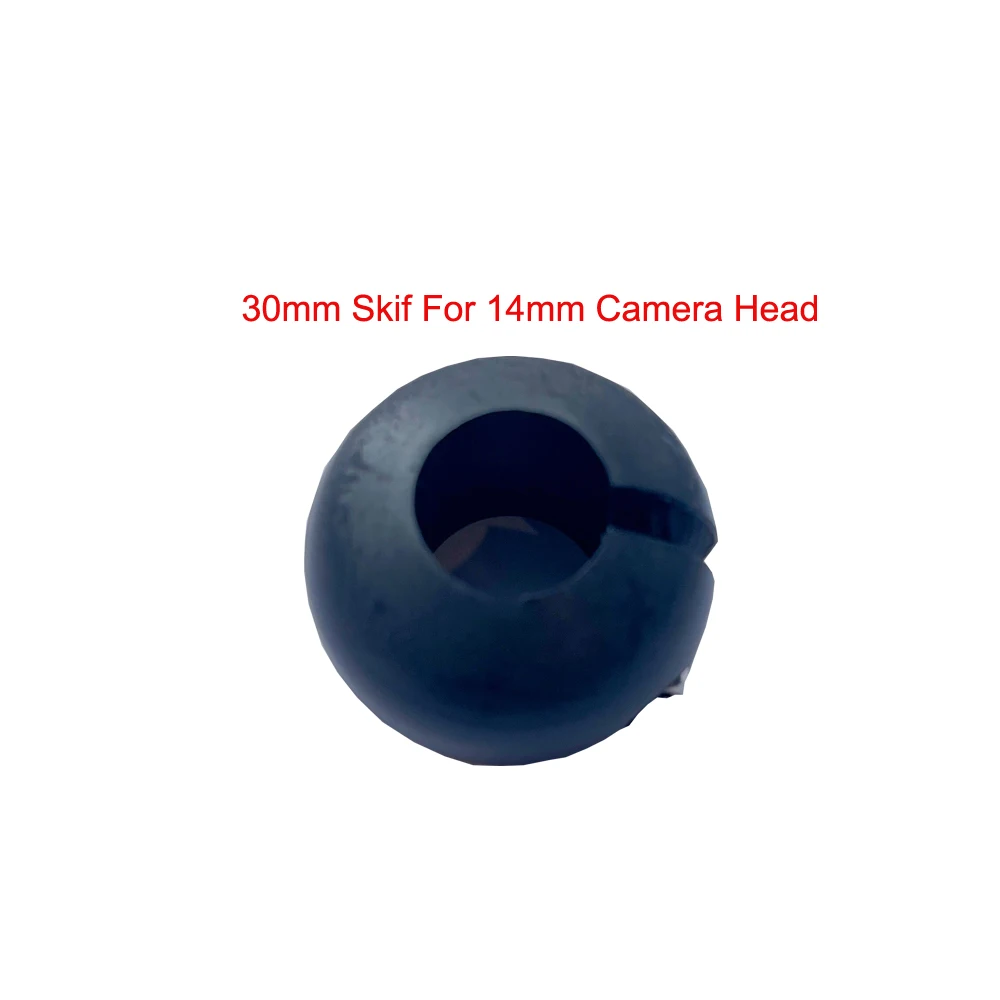 30mm ABS Skid For 14mm Pipe Camera Head Video Camera Head Protective Skid DIY Flexible Pipeline Camera Head Skid