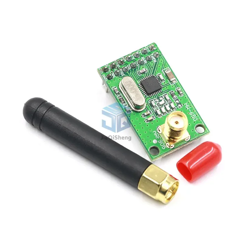 NRF905 Wireless Transceiver Module Wireless Transmitter Receiver Board NF905SE With Antenna FSK GMSK Low Power 433 868 915 MHz