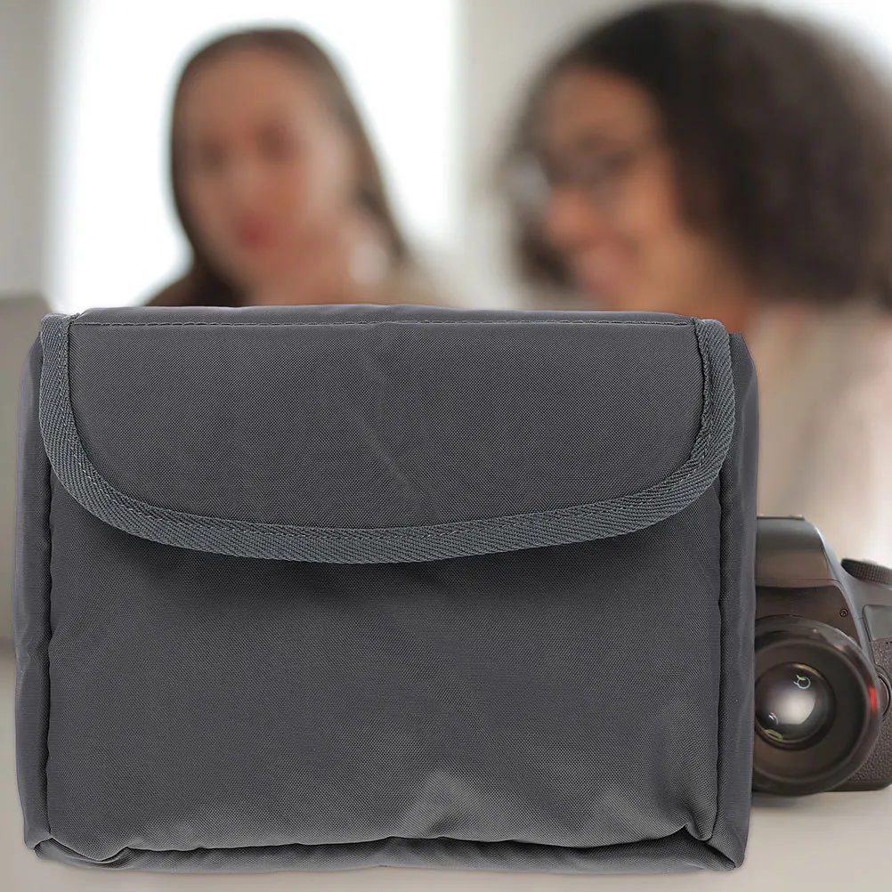 Camera Lens Case Professional Protective Bag Elastic Breathable Camera Insert Padded Carrying Travel Storage Bag
