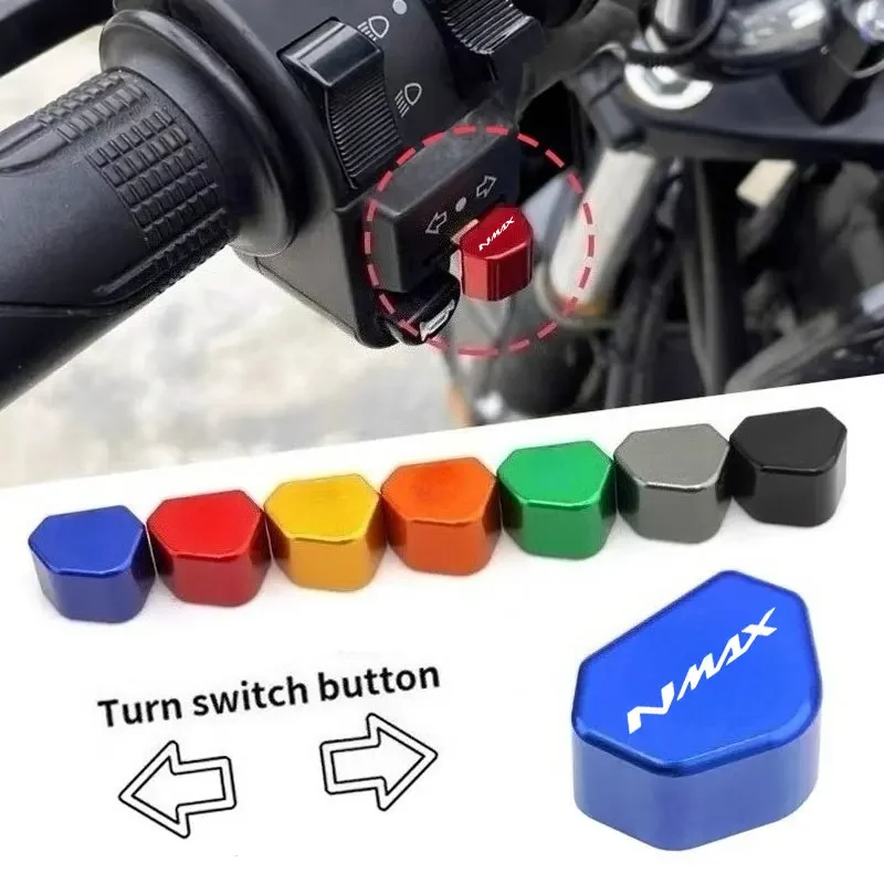 Para Yamaha NMAX 125 155 N-MAX 125 155 botón de interruptor de motocicleta interruptor de señal de giro tapa de llave Accesorios