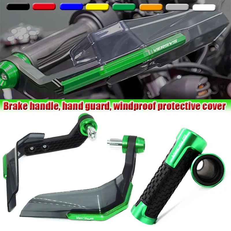 Ajuste para kawasaki versys-x 250 300 versys 650 versys 1000 versys x empuñaduras de guardamanos de motocicleta protector de mango parabrisas