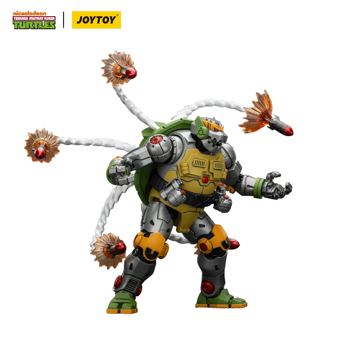 MT】JOYTOY TMNT-メタルヘッド 1/18 アクションフィギュア おもちゃ
