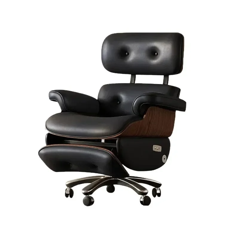 

Электрическое умное кресло-реклайнер, современное офисное кресло для руководителя, одноместное, для дома, кожаное, компьютерное, вращающееся