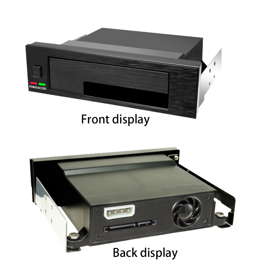 Universal Hot Swap Mobile Rack for 2.5 Inch or 3.5 Inch SSD/HDD, Internal Tray-Less Hard Drive Backplane Enclosure