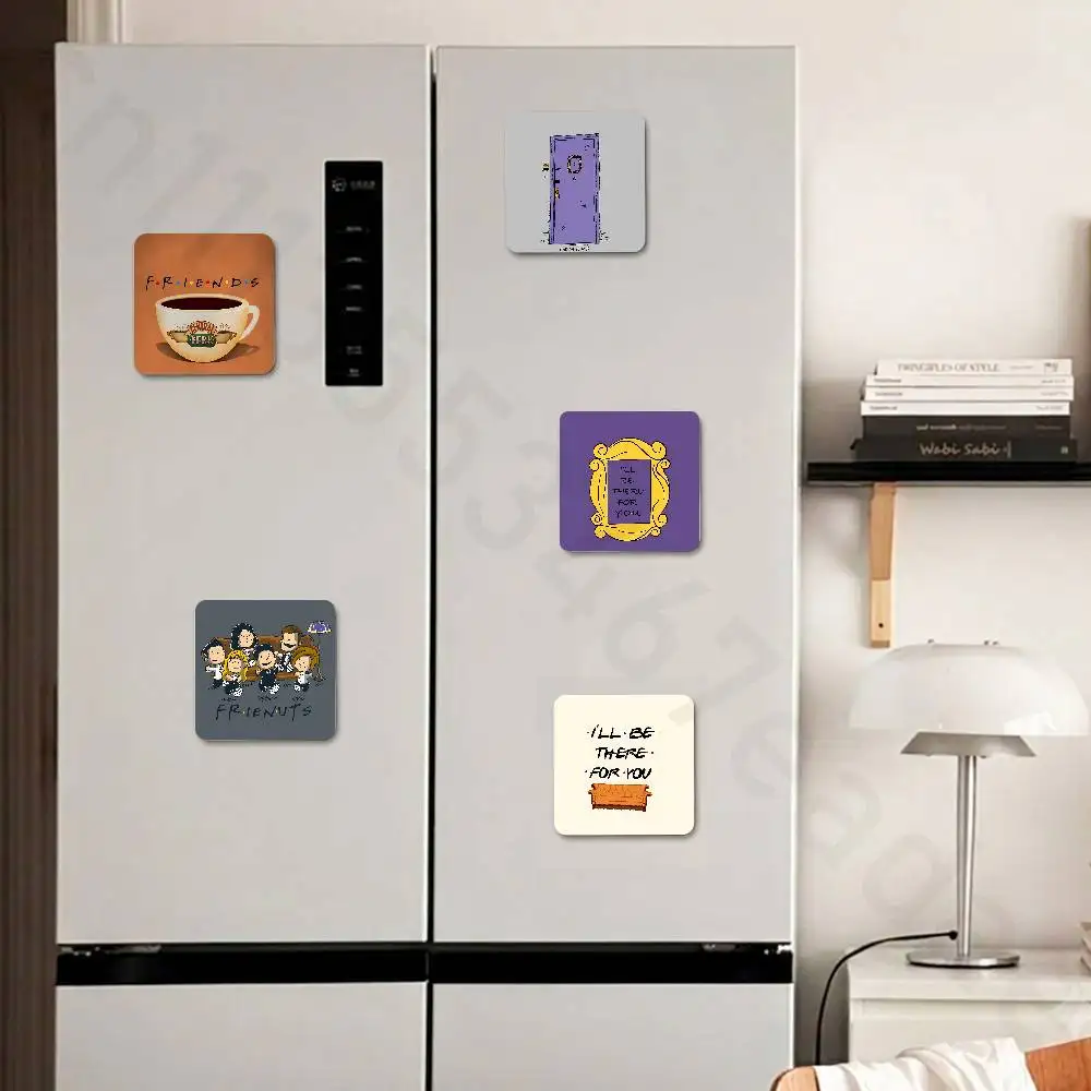 Classic Friends TV Show Fridge Magnets Magnetic Refrigerator Memorial Gifts For Kitchen Office Locker Travel Home Deco
