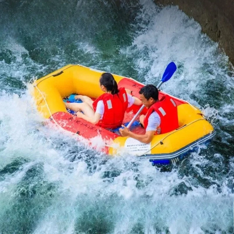 Thickened wear-resistant pontoon boat assault boat, inflatable boat air cushion rubber boat