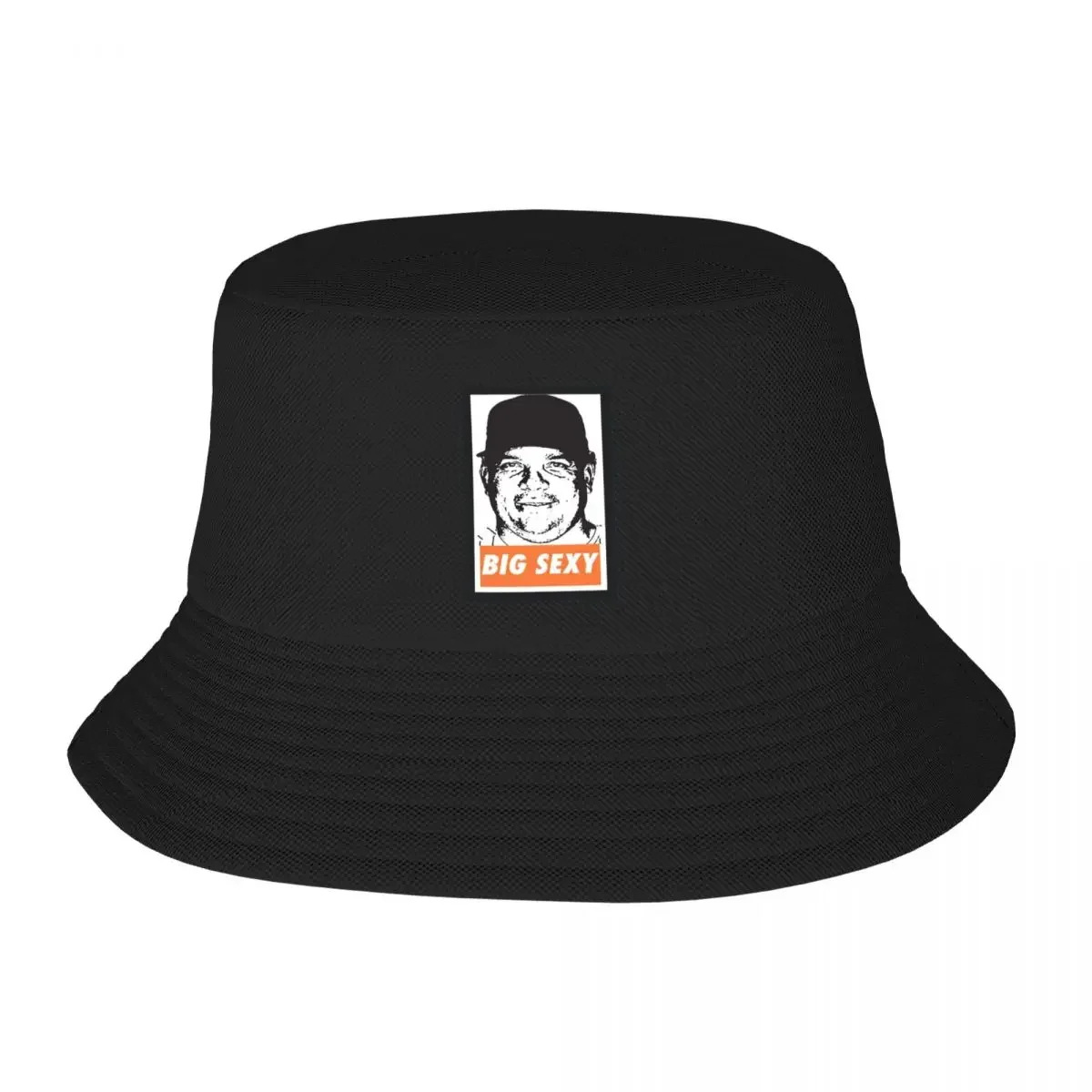 BIG SEXY bartolo colon baseball Bucket Hat Brand Man cap birthday Sun Hats For Women Men's