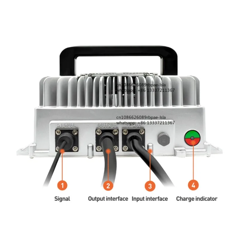 RV EV Charger 3.3KW Waterproof 72V 96V 312V Lithium 4 Battery Charger