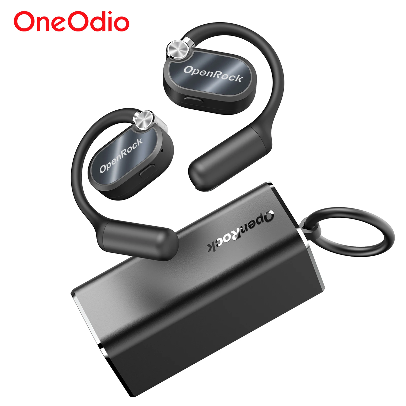 Oneodio OpenRock X Open Ear Headphones Bluetooth 5.3 Wireless Earphones OWS Air Conduction Sports Earbuds With 4 ENC Mic APP 48h