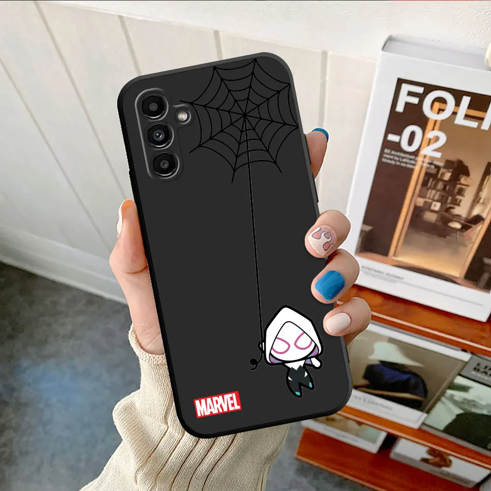 Cute Marvel Spiderman Phone Case for Samsung Galaxy A40 A02s A50 A10s A20e A03s A04s A03 Core A04 A70 A54 A34 A02 A01 A10 Cover