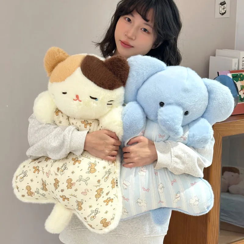 Kleine schapen zitzak pop kussen, zegel olifant knuffel pop, meisje slaapkussen, stress verlichten, rustgevende pop