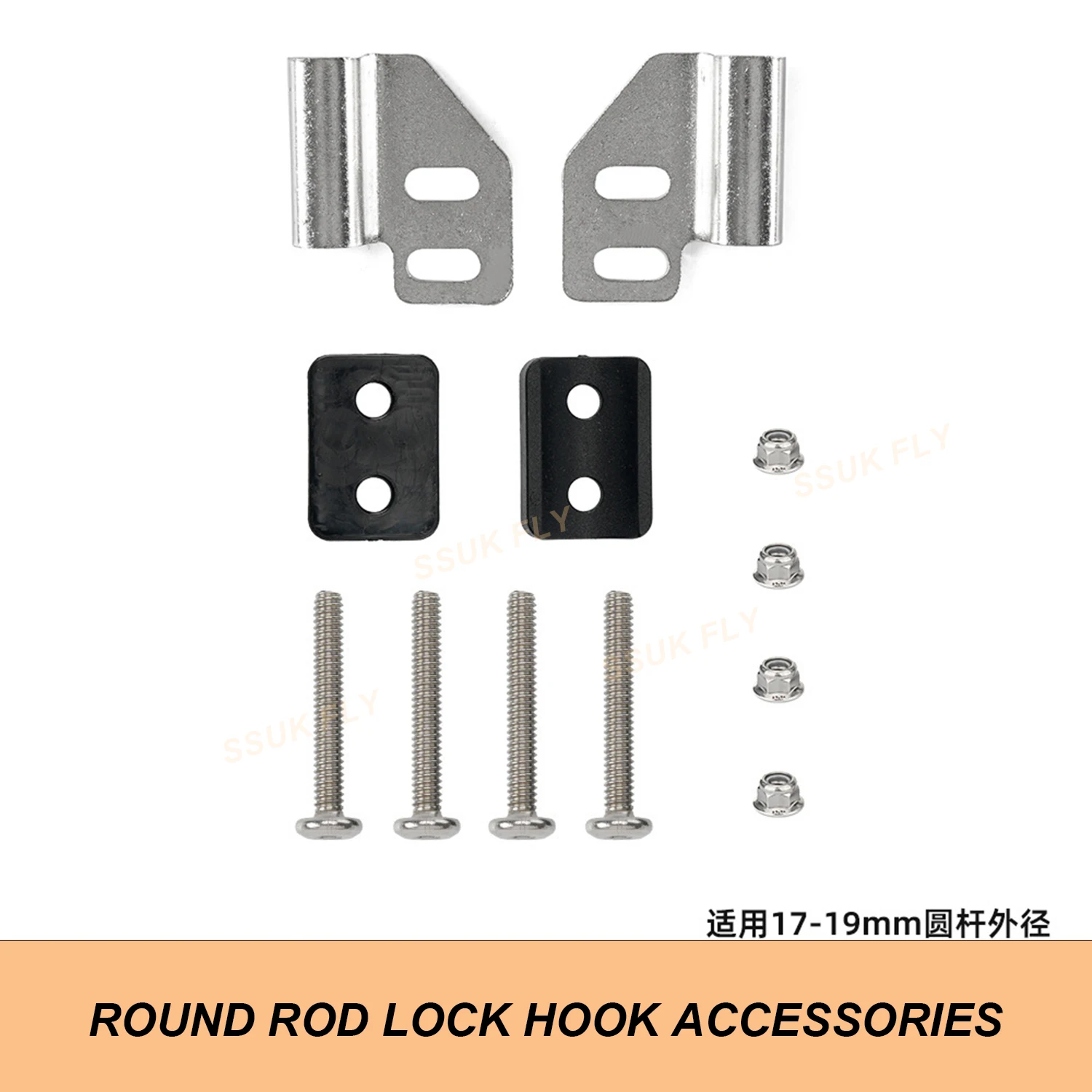 Motorcycle Side Box Luggage Case Fasteners Pannier Rack Hooks Screw Bolt Frame Mount Bracket Support Kit Accessories