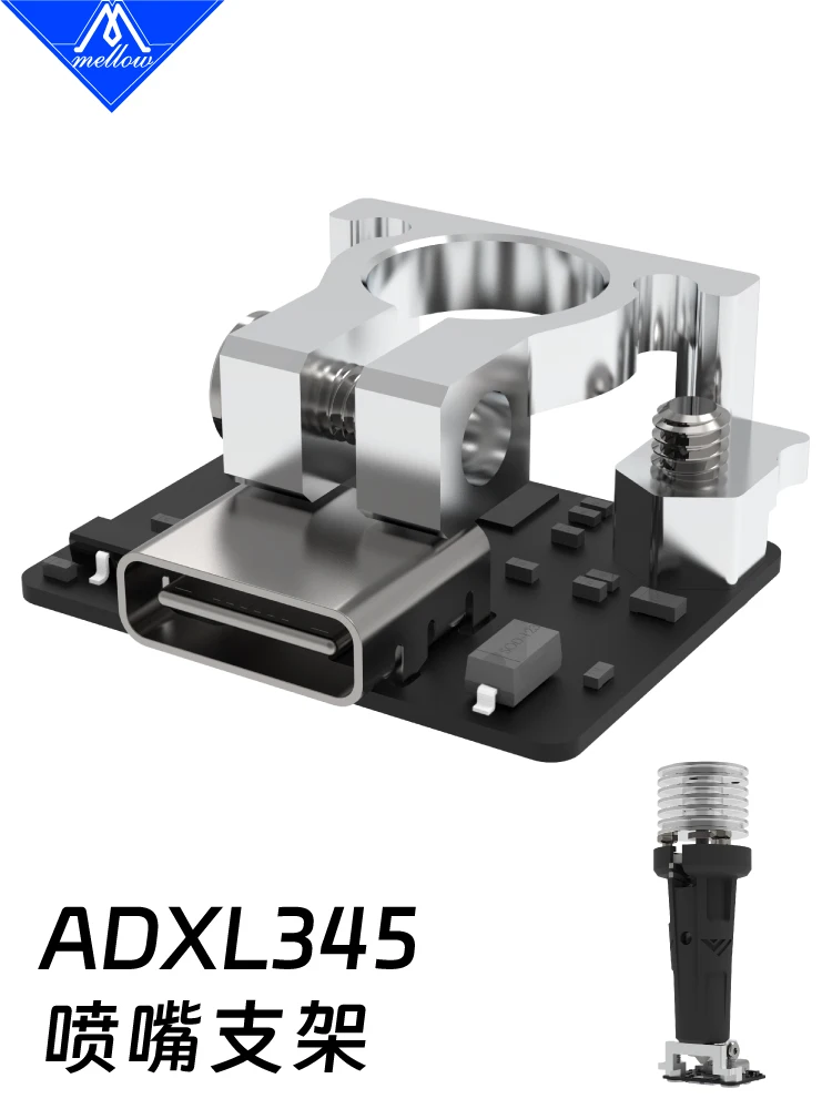 

3D printer CNC V6 nozzle holder high-precision ADXL345 accelerometer USB board calibration KlIpper