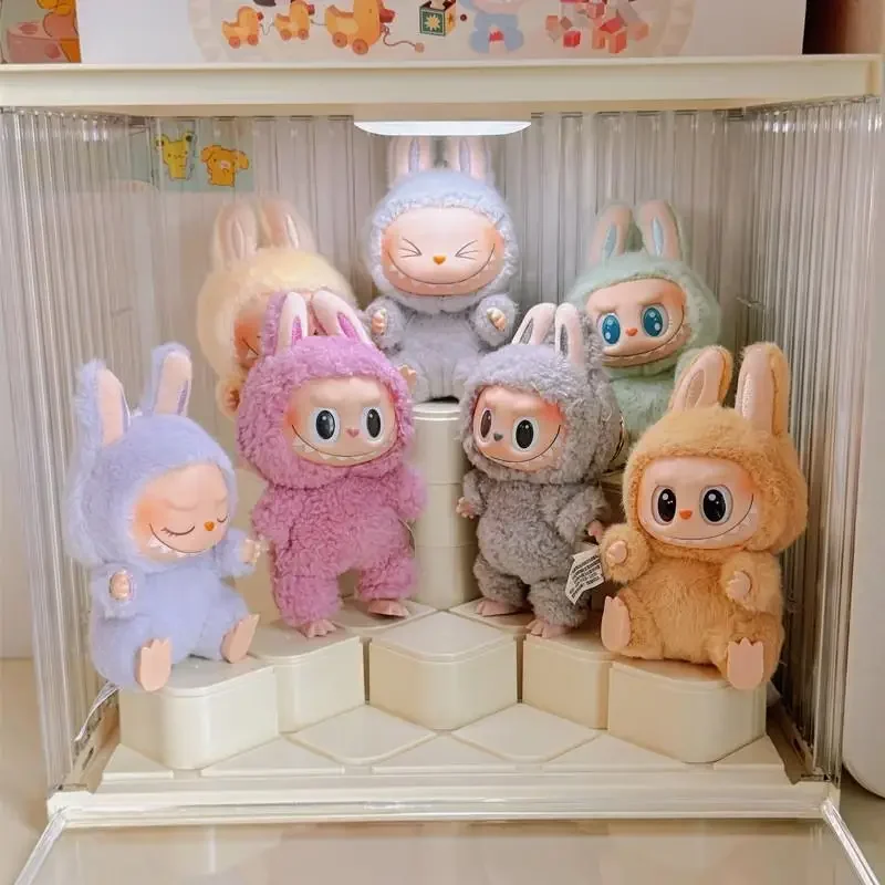 

Cartoon The Monsters Labubu Sit-Down Party Series Plush Doll Bag Pendant Collection Decoration Girlfriend Gift Girl Kids