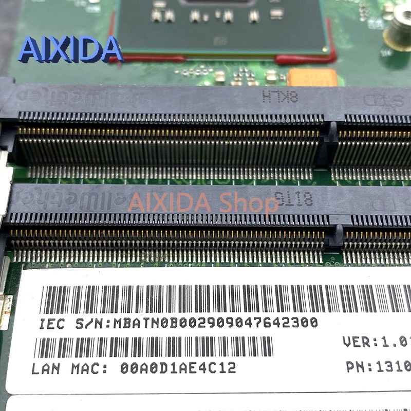 Aixida-acer aspire用ノートブックマザーボード,メインボード,pm45,ddr3,無料cpu,acer 6935, 6935g,mbatn0b002