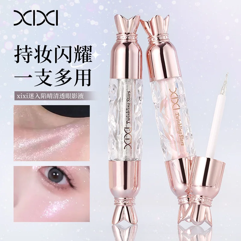 

Xixi Clear Eyeshadow Liquid Sequin Pearlescent Sparkling Sparkling Liquid Eyeshadow Drop Tearful Eye Corner Brightening Liquid