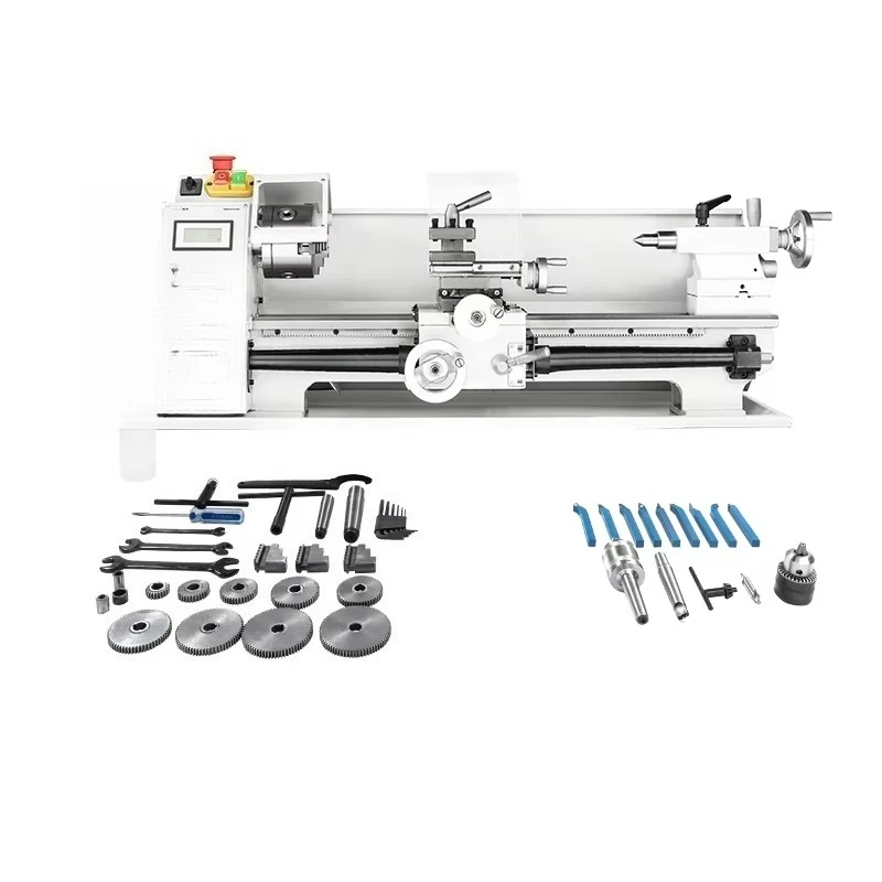 

Mini precision lathes, benchtop design, including a comprehensive range of threading