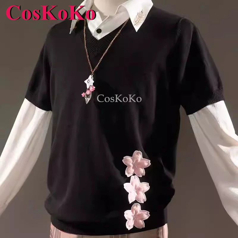 CosKoKo Shoto Cosplay Anime VTuber Costume Handsome Fashion New Outfit Unisex Halloween Carnival Party Role Play Clothing S-XXL