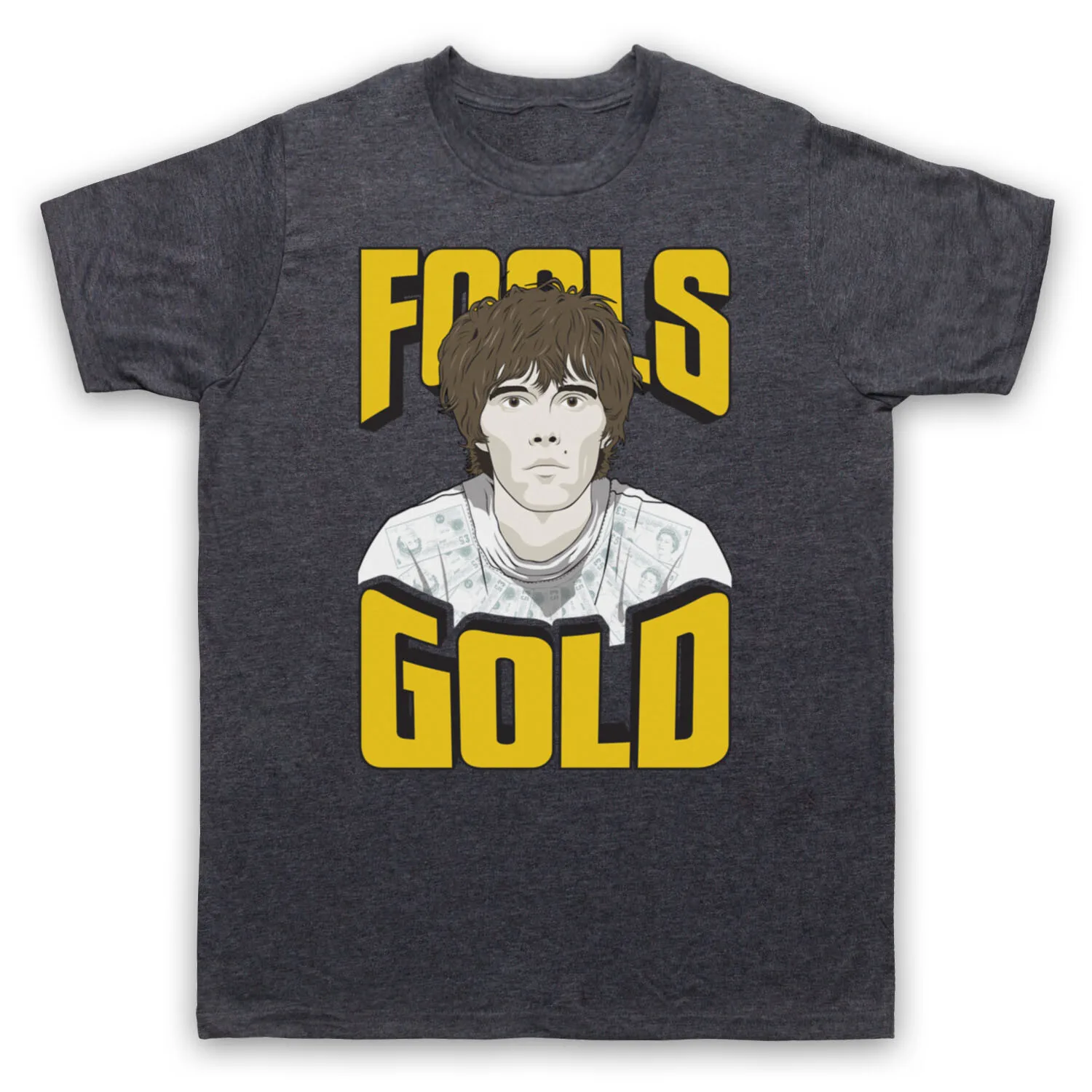 FOOLS GOLD THE ROSES MADCHESTER ROCK UNOFFICIAL ANTHEM MENS & WOMENS T-SHIRT