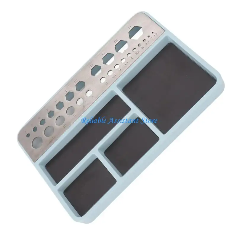 N58C Pad Screwter Tray กล่องเก็บสกรูขนาดเล็กสำหรับเครื่องมือซ่อมโทรศัพท์