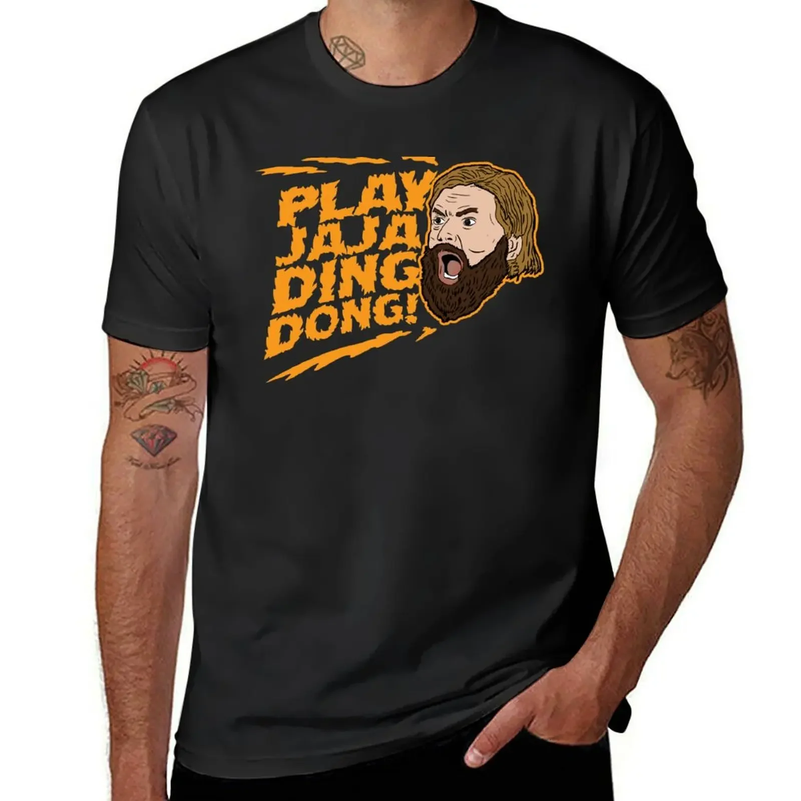 Play Jaja Ding Dong! T-Shirt plus sizes rapper graphic tees vintage anime shirt men t shirts