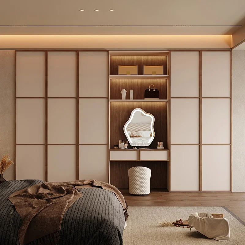 

Large Storage Tall Wardrobe Drawers Aesthetic Nordic White Girls Cabinets Closet Bedroom Clothes Sliding Armario Furniture Home