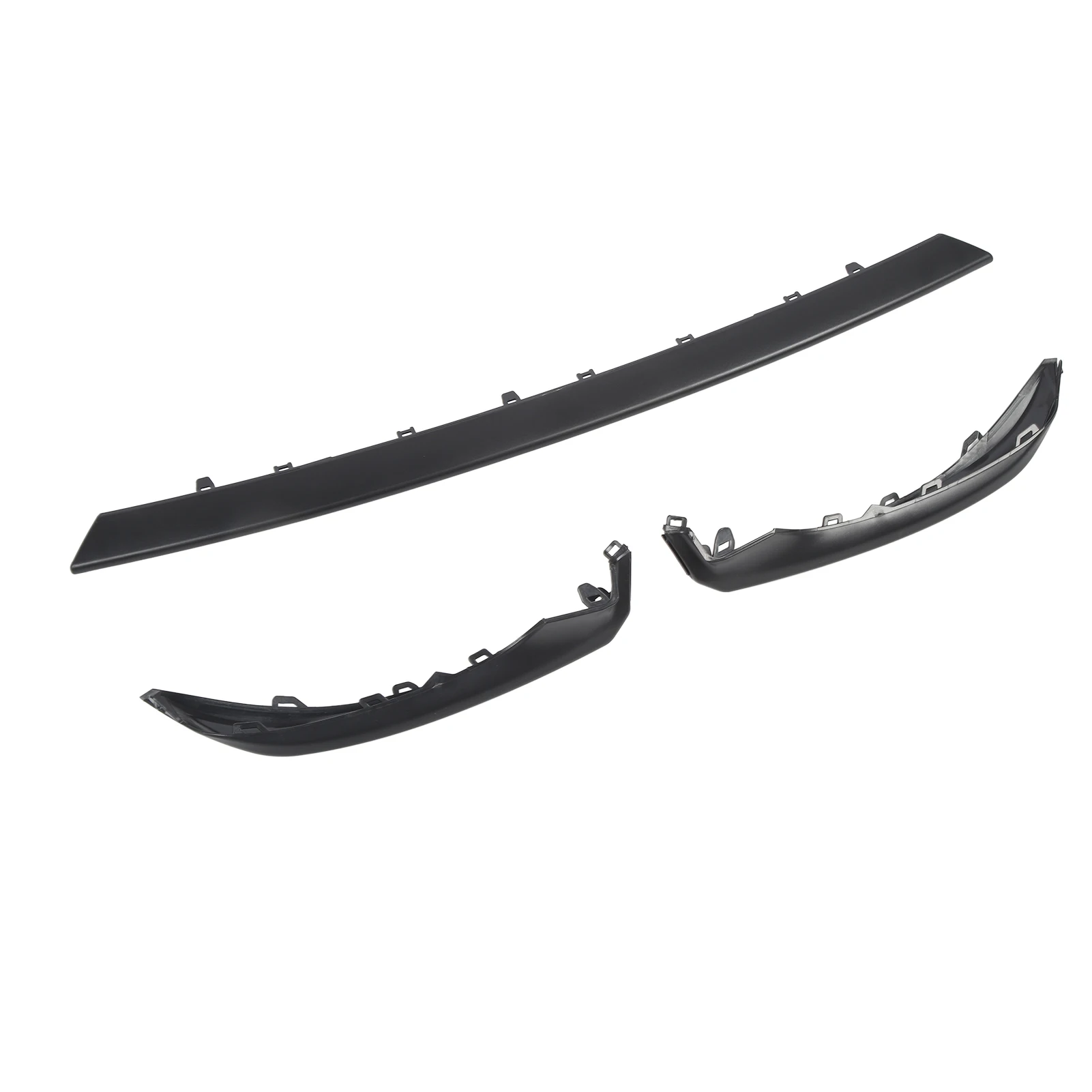 

3PCS Premium Black Front Bumper Lip Spoiler Kit - Enhance Driving Stability & Sporty Appearance - Replacement for Toyota