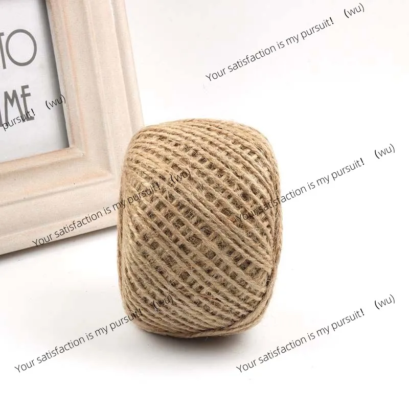 1MM 2MM Natural Vintage Jute Rope Cord String Twine Burlap DIY Crafts Gift Wrapping Jute Hemp Gardening Wedding Party Decoration