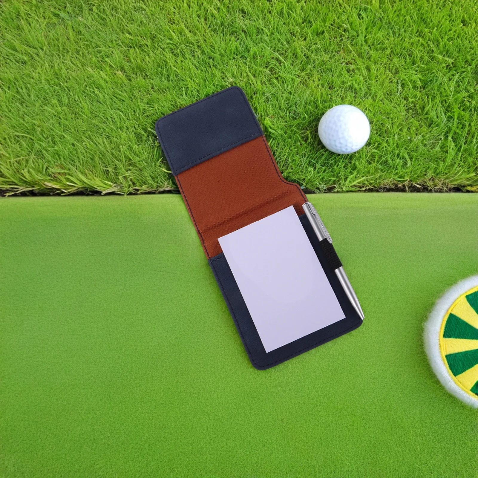 

Golf Score Book Scorecard Notebook Holder Pocket Organizer Outdoor Journal