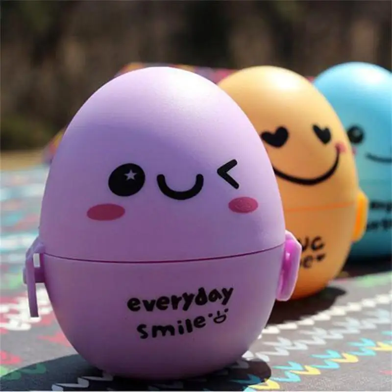 Outdoor Camping Cartoon Eier karton Kunststoff tragbare Eier karton Ei Schutzhülle für Outdoor-Camping bunte Eier glas Eier flasche