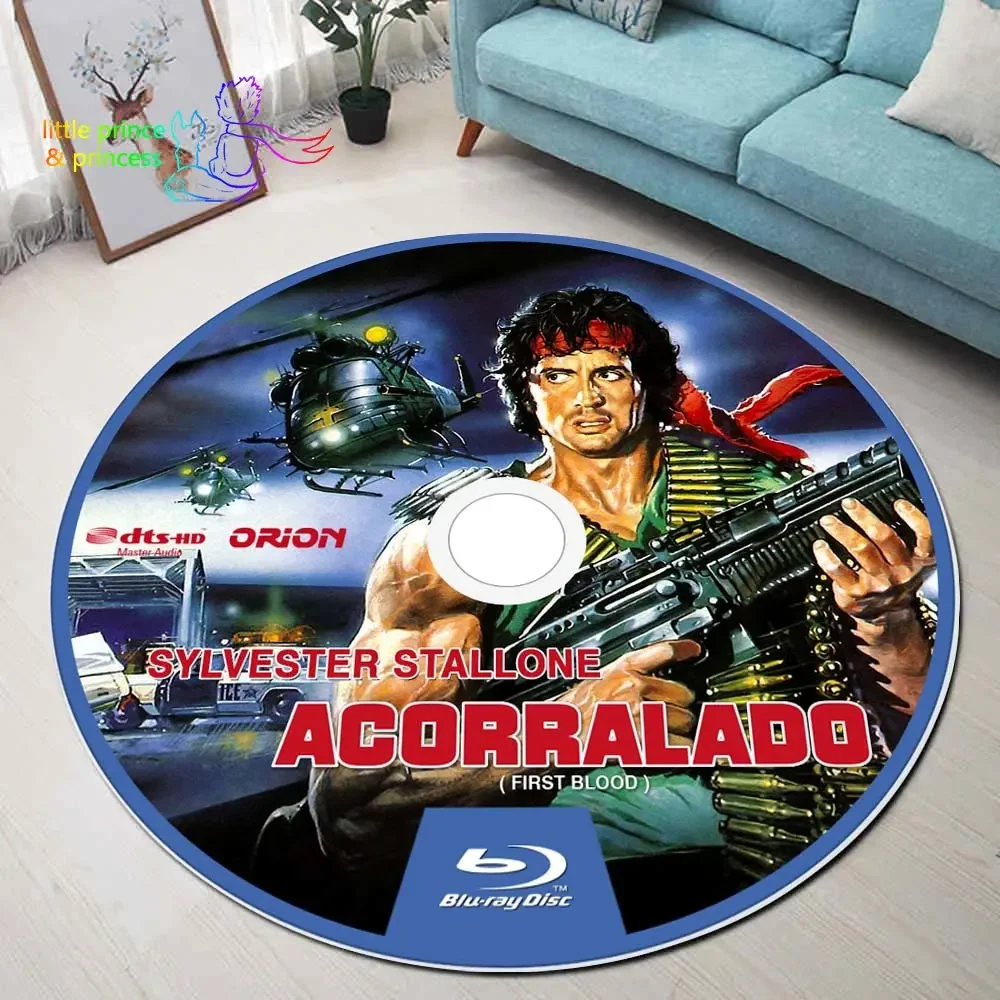 

Первый круглый коврик из фильма «кровь Rambo», круглый коврик для Хэллоуина, ужасный круглый коврик, коврик для ванной, домашний декор, ковер для гостиной, кухни
