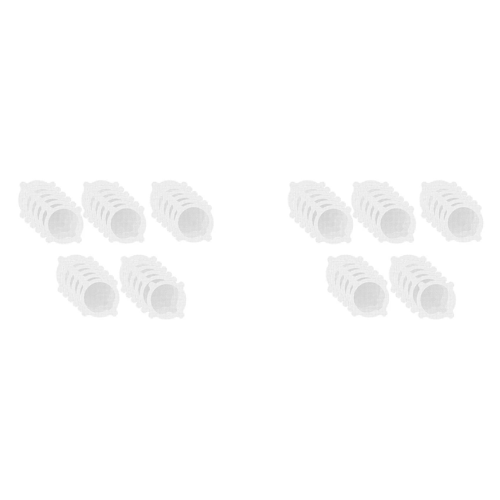 60 Pcs Disposable Shower Drain Hair Catcher Cover For Showers & Bathtubs Mesh Stickers Mesh Filter Sink Strainer Sticker-AT36