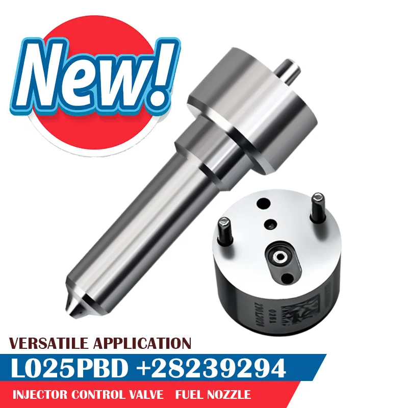 Diesel Injection Nozzle L025PBD And Control Valve 28239294 Automotive Part Suit For BEBE4C00101 Injector Combination Kit LI2927'