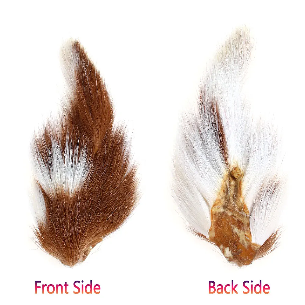 1PC Gefärbt Bucktail Fliegen Binden Material Ganze Bucktails Pelz Hirsch Haar Pelz Für Angeln Jigs Lockt Trocken Nass Streamer salzwasser Fliegen – Detail 8