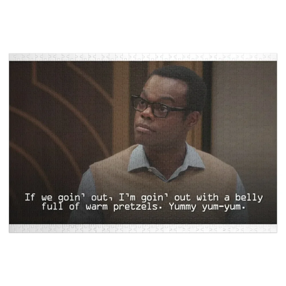 

The Good Place — Чиди: если я кожу, я кожу с животом, полным теплыми кратиками. Пазл