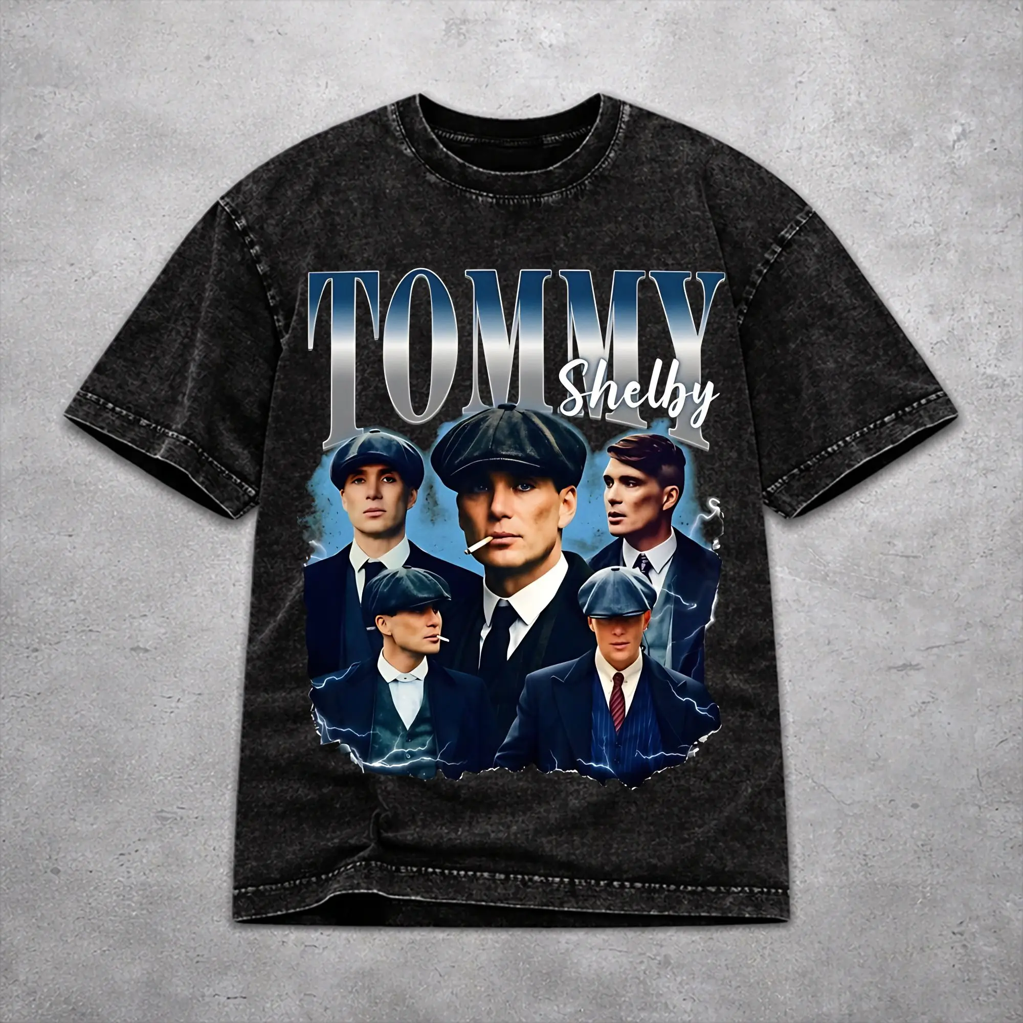 Men Women Wased T-shirts Tommy Shelby Peakys Blinders Printed Shirt Outfit Street  Tees