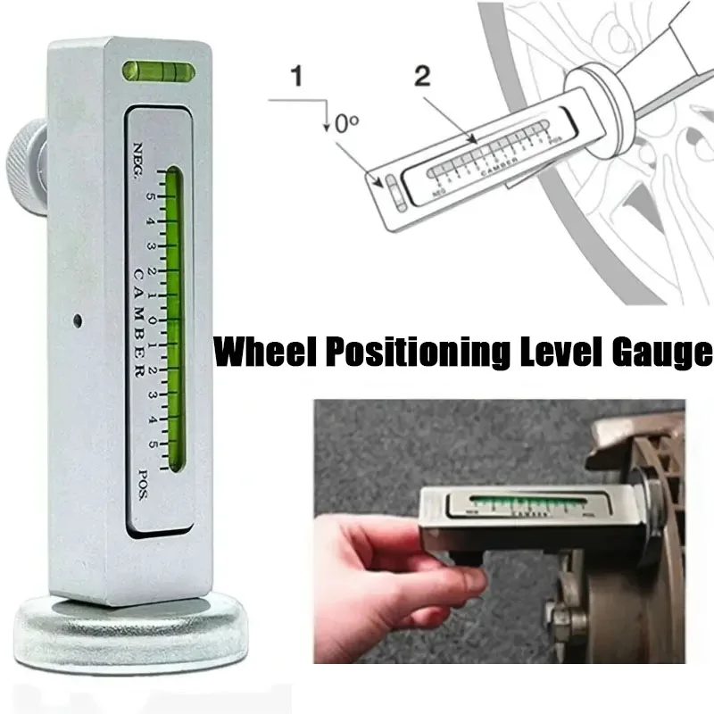 Four-wheel Positioning Magnetic Level Gauge Car Camber Castor Strut Wheel Alignment Auto Gauge Aadjustable Angle Measure Tools