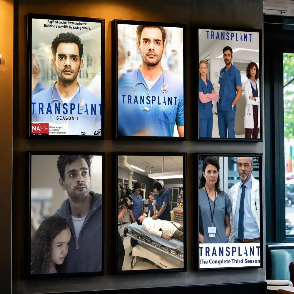 tv series T-Transplant-T Poster Minimalist Wall Sticker for Cafe Office Bar Home Decor and Gift